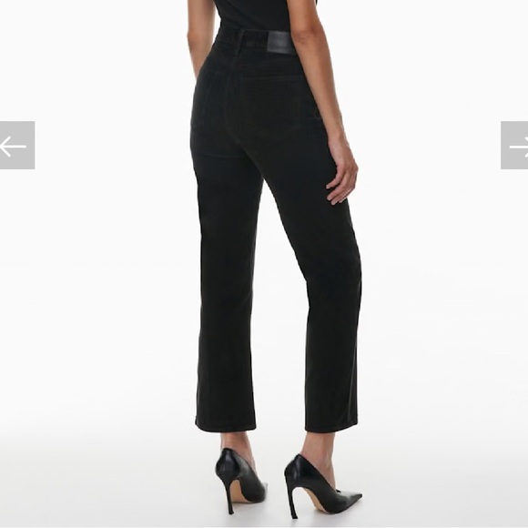 Aritzia Denim Forum The Arlo High Rise Straight Leg Pants NWT - Picture 2 of 9